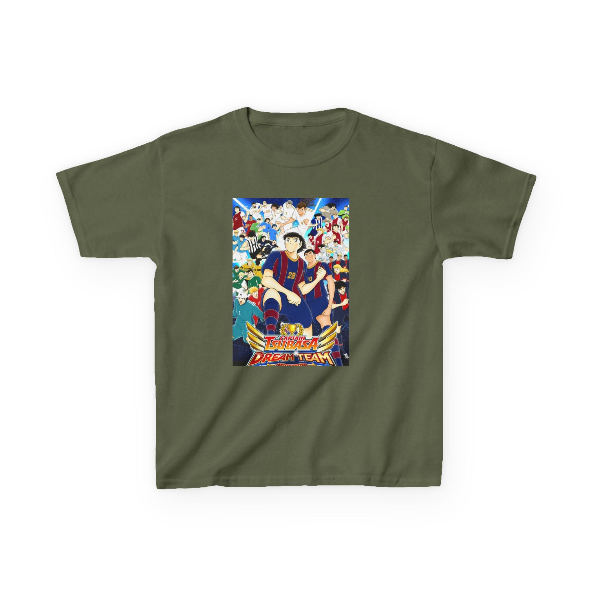 Kids Heavy Cotton™ T-shirt olive et tom  Rituel élégance