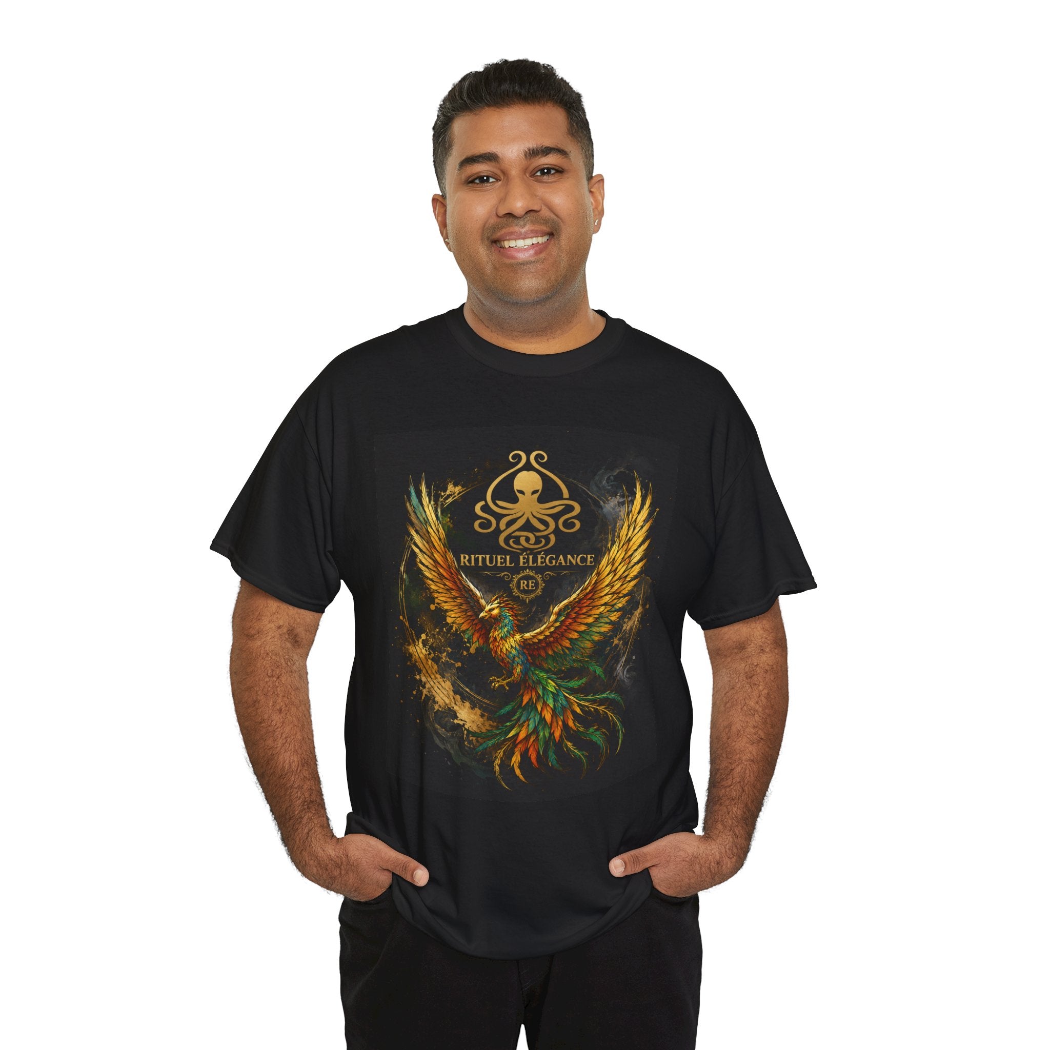Phoenix Crest T‑Shirt — Marque rituel élégance Collection 2026
