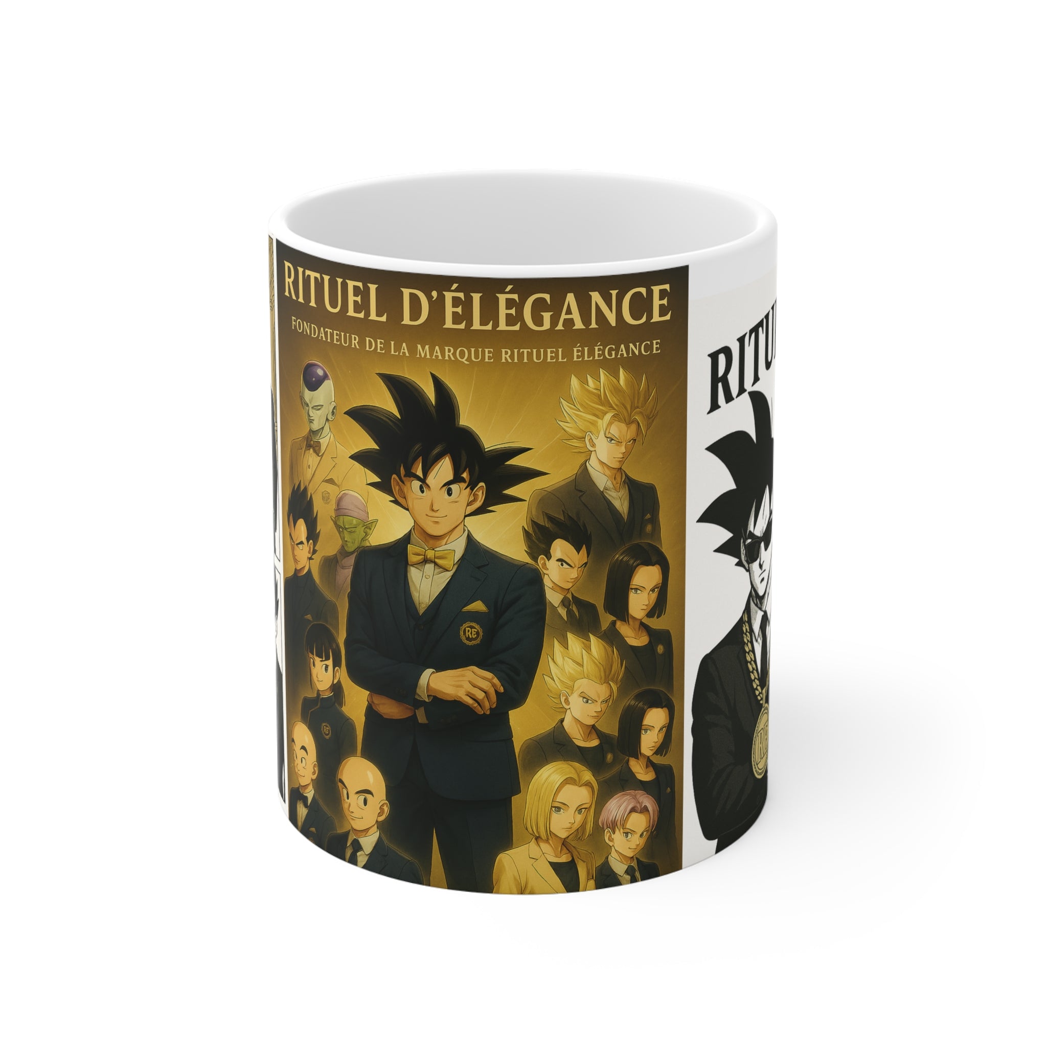 Anime-Inspired Ceramic Mug rituel élégance , Dragon Ball Themed