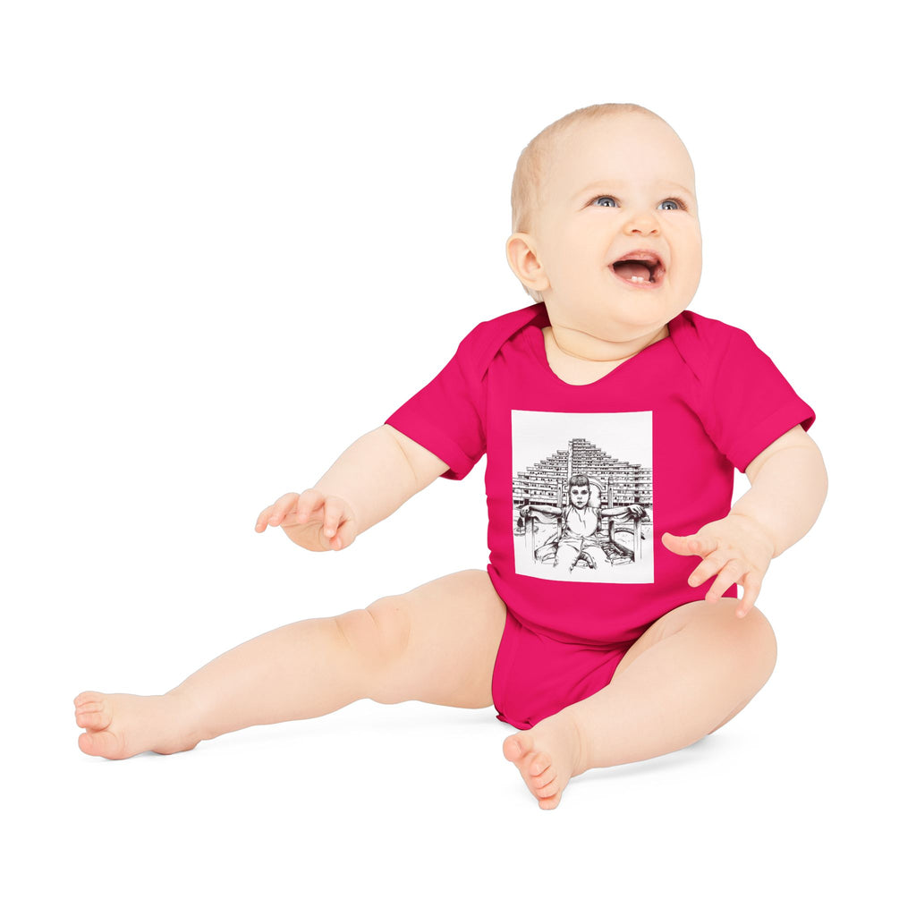 Baby Organic Bodysuit napoli - Cute Infant Outfit, Eco-Friendly Baby Gift, Newborn Clothes, Baby Shower Present, Soft Cotton Bodysuit