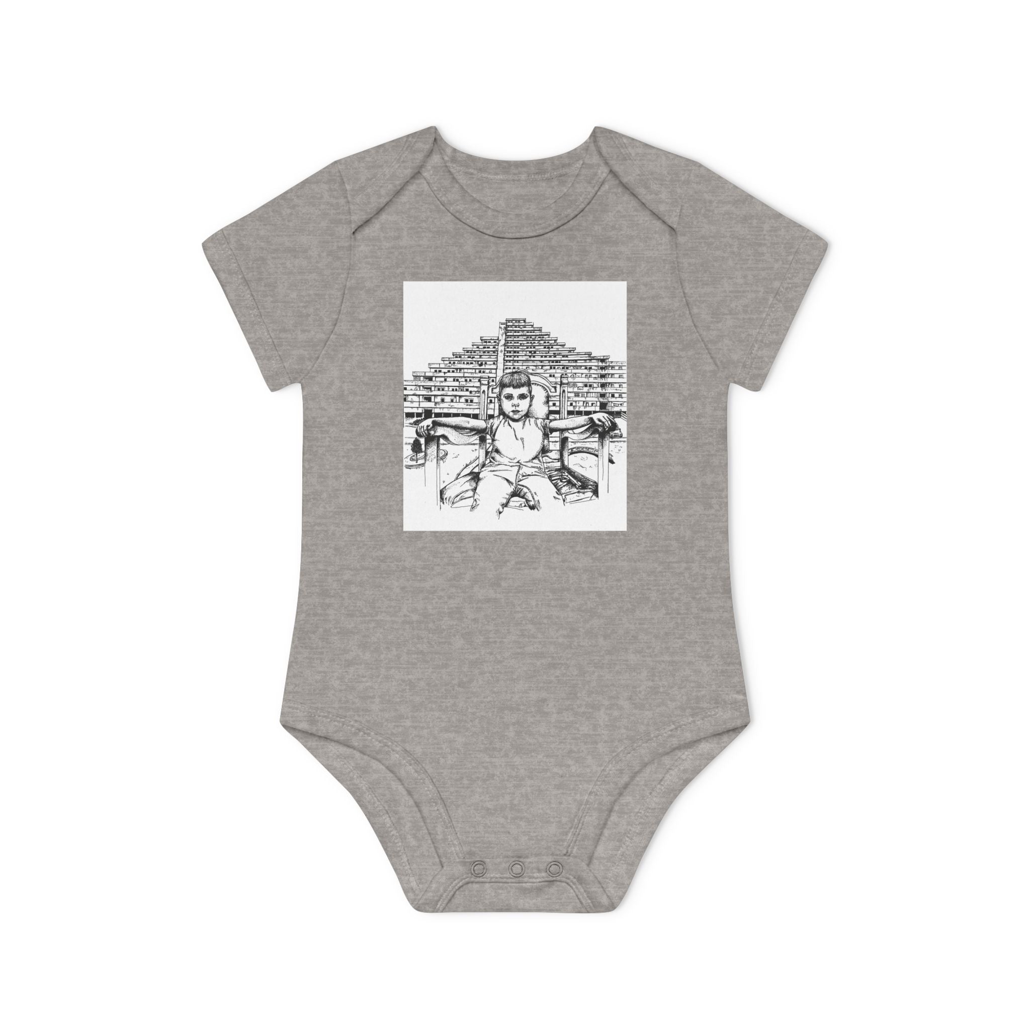 Baby Organic Bodysuit napoli - Cute Infant Outfit, Eco-Friendly Baby Gift, Newborn Clothes, Baby Shower Present, Soft Cotton Bodysuit