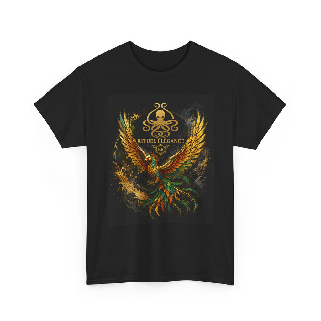 Phoenix Crest T‑Shirt — Marque rituel élégance Collection 2026