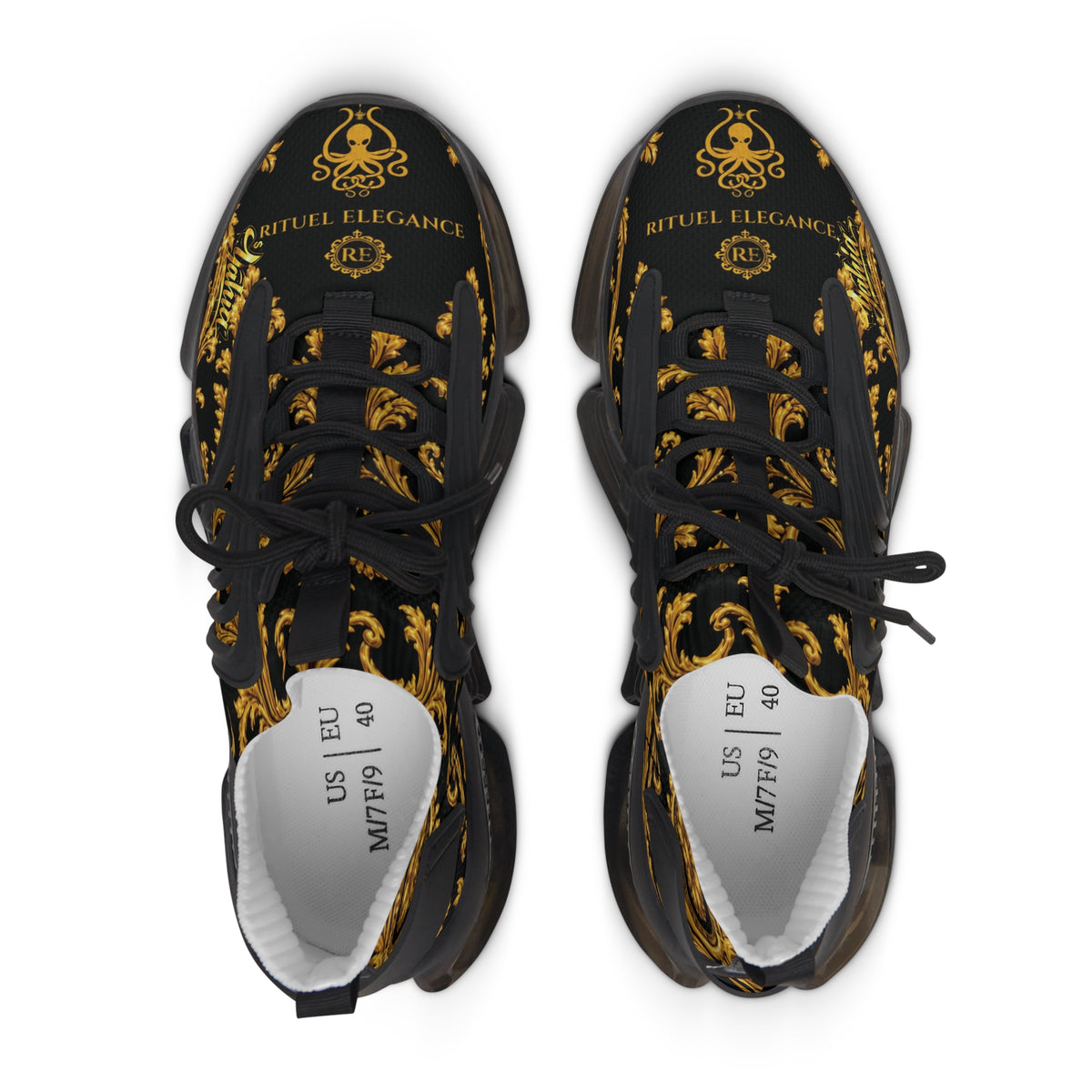 Enfant Gold Mesh Sneakers — 'Rituel Elegance'2026 unisex  Athletic Shoes