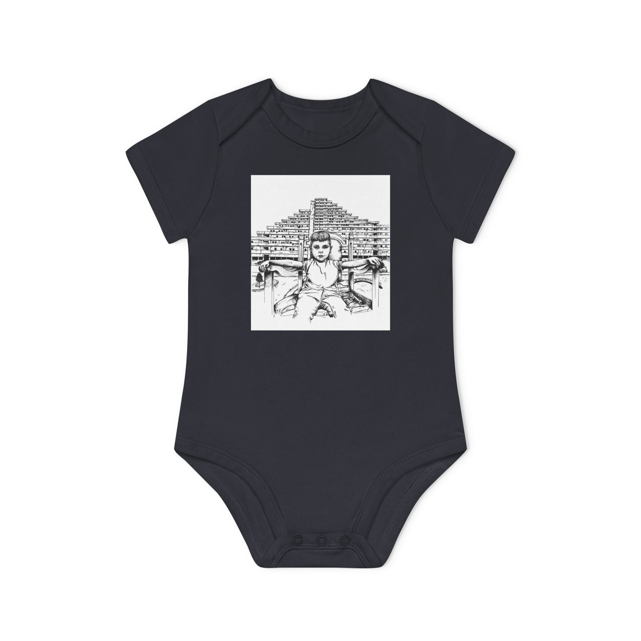 Baby Organic Bodysuit napoli - Cute Infant Outfit, Eco-Friendly Baby Gift, Newborn Clothes, Baby Shower Present, Soft Cotton Bodysuit