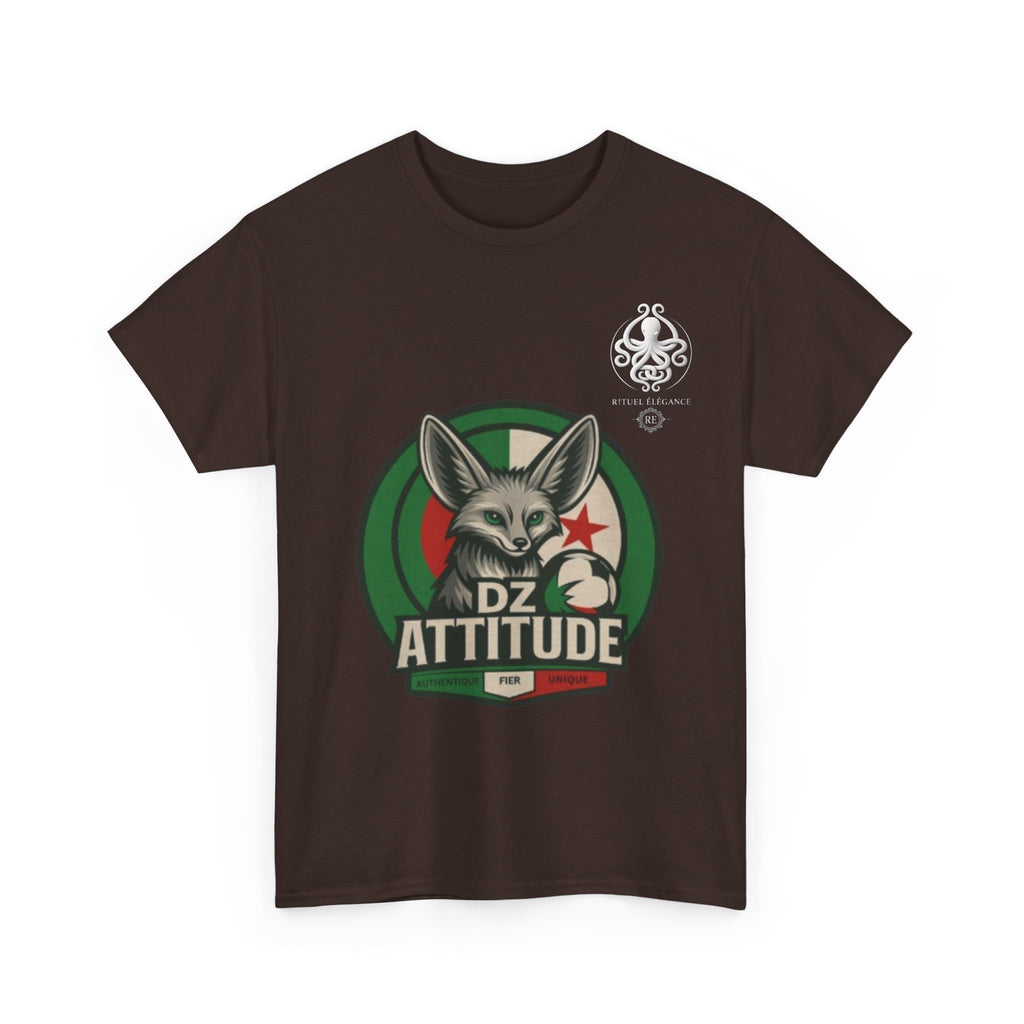 Rituel élégance T-Shirt — "DZ Attitude" Retro Military Badge Tee