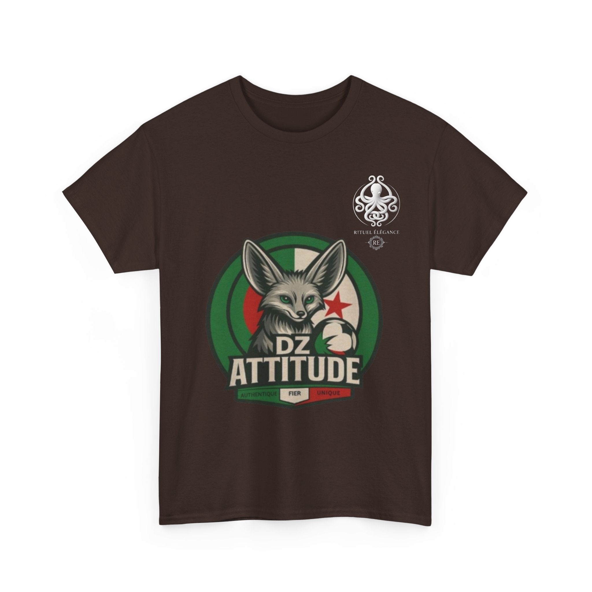 Rituel élégance T-Shirt — "DZ Attitude" Retro Military Badge Tee