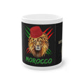 Maroc 2025 Moroccan Lion Mug - 11oz, Souvenir, Art Collectors, Home Decor,