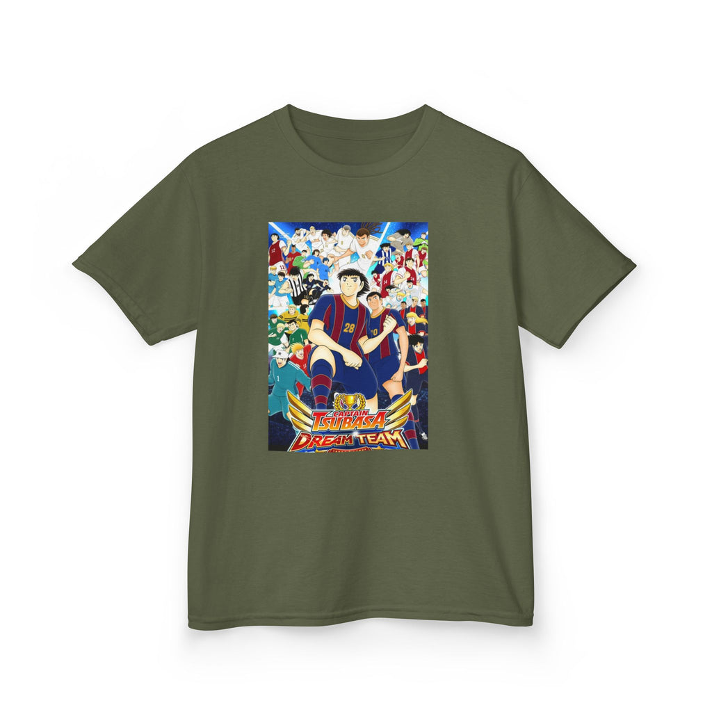 Kids Heavy Cotton™ T-shirt olive et tom  Rituel élégance