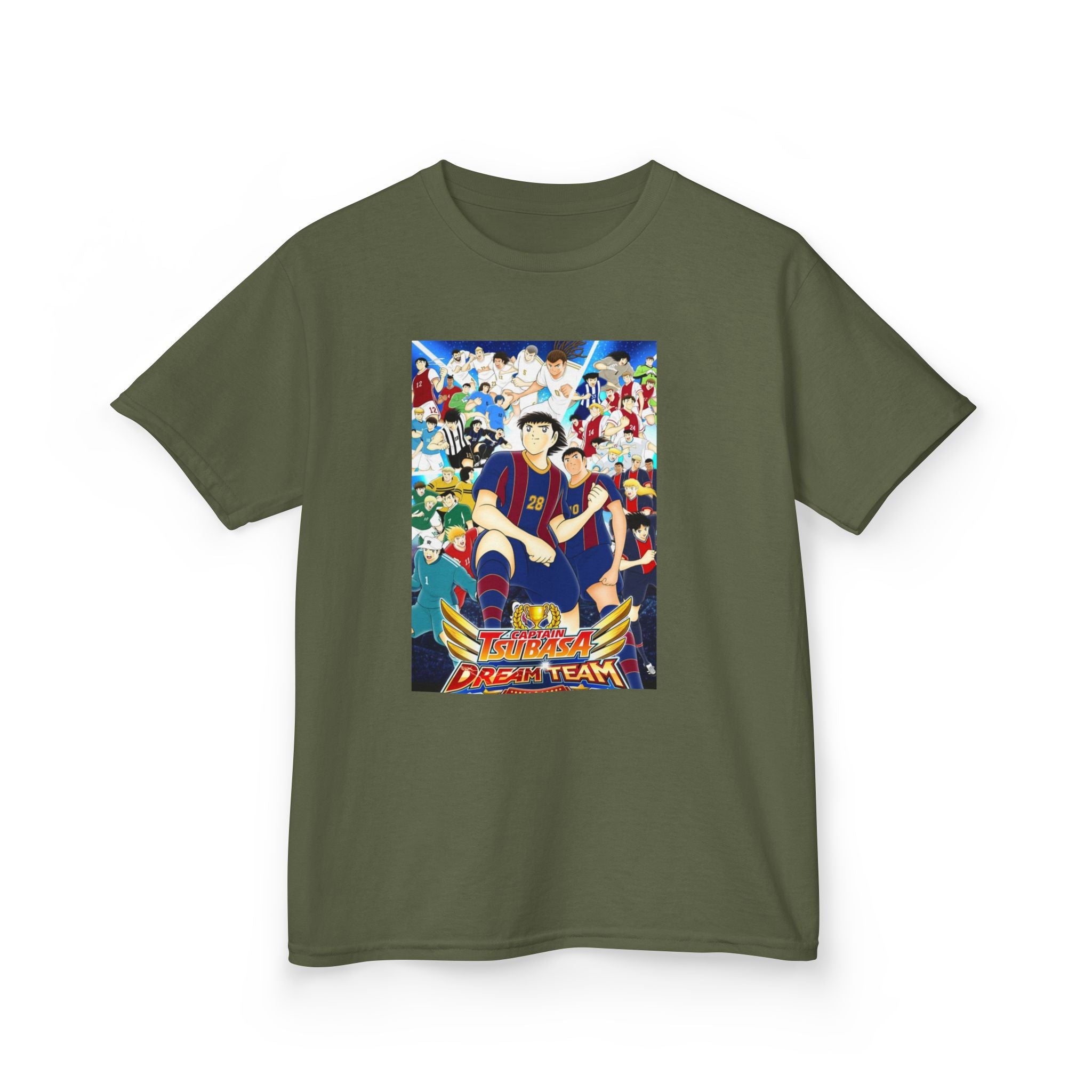 Kids Heavy Cotton™ T-shirt olive et tom  Rituel élégance
