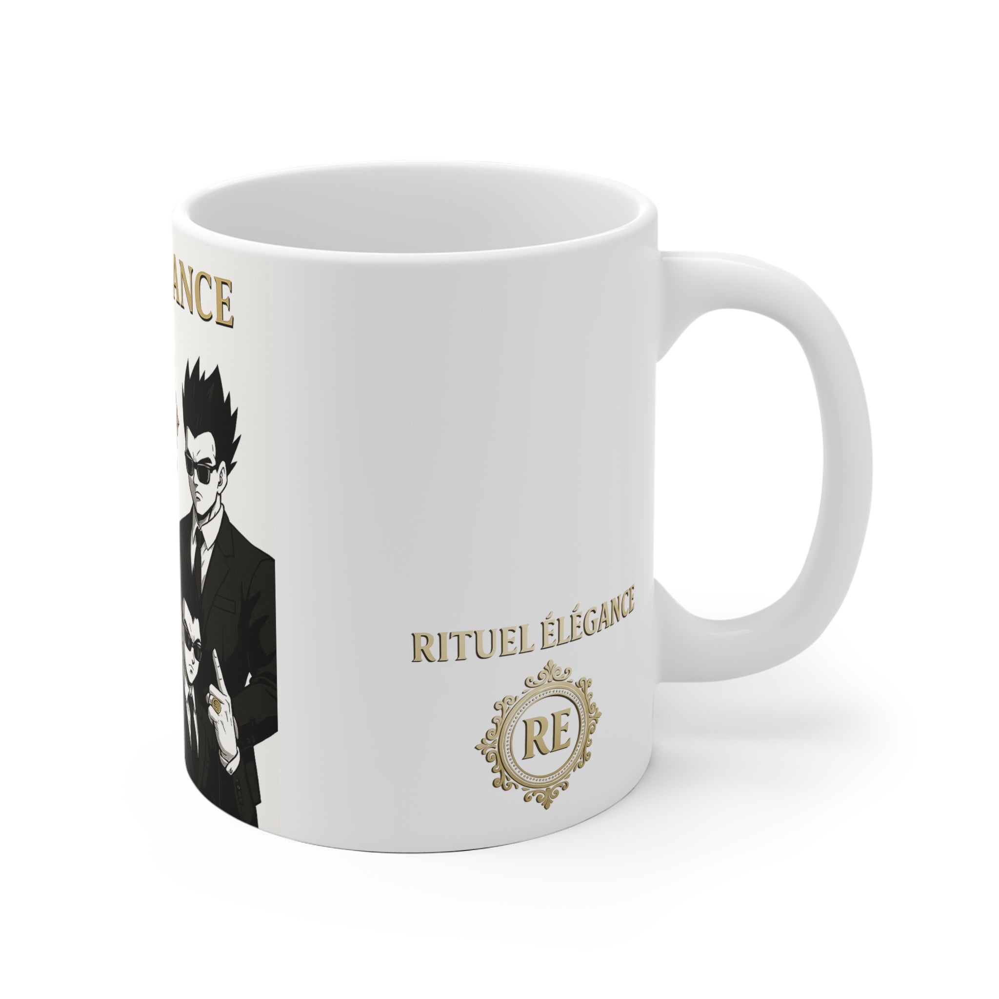 Elegant Dragon Ball Z Character Ceramic Mug - martinique rituel élégance