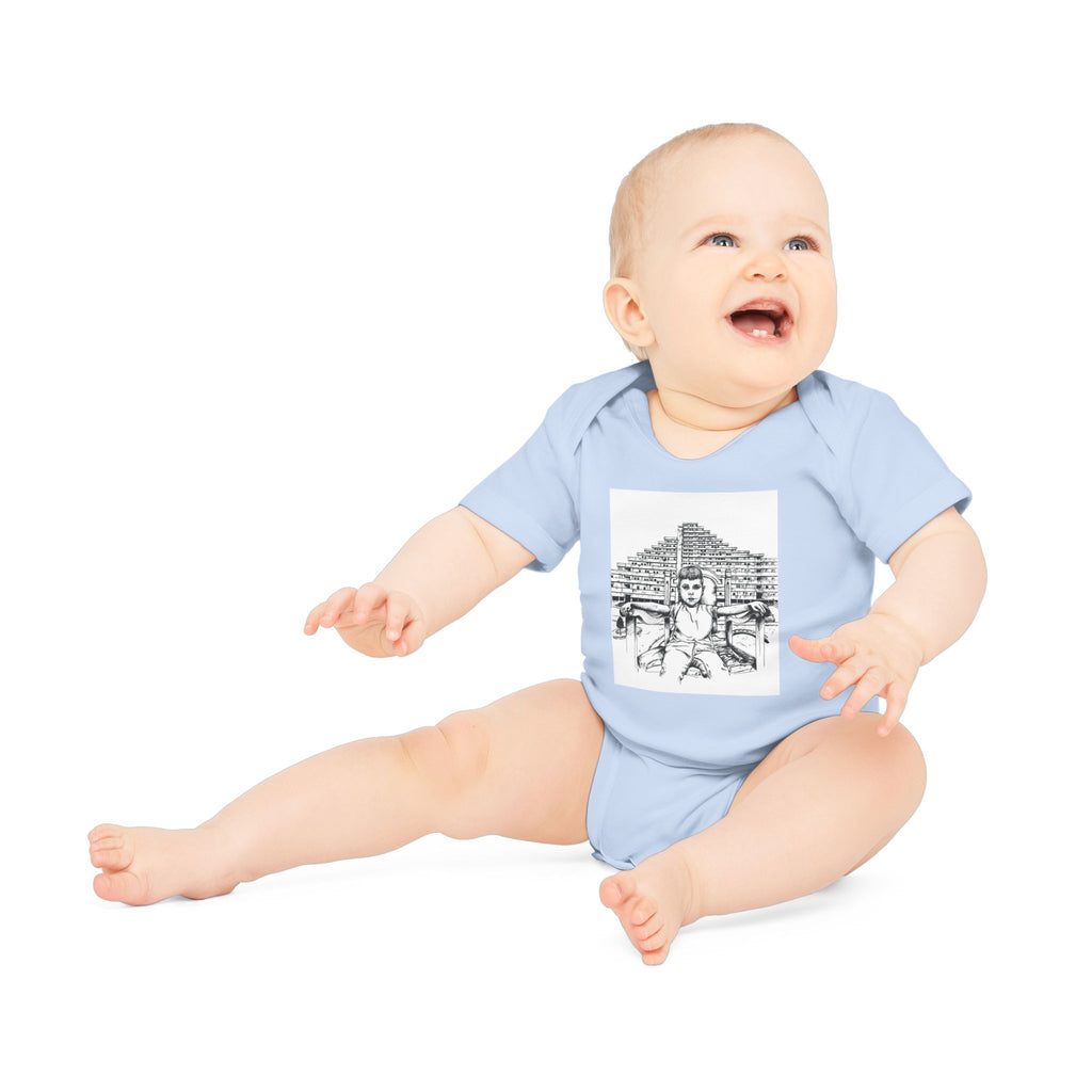 Baby Organic Bodysuit napoli - Cute Infant Outfit, Eco-Friendly Baby Gift, Newborn Clothes, Baby Shower Present, Soft Cotton Bodysuit
