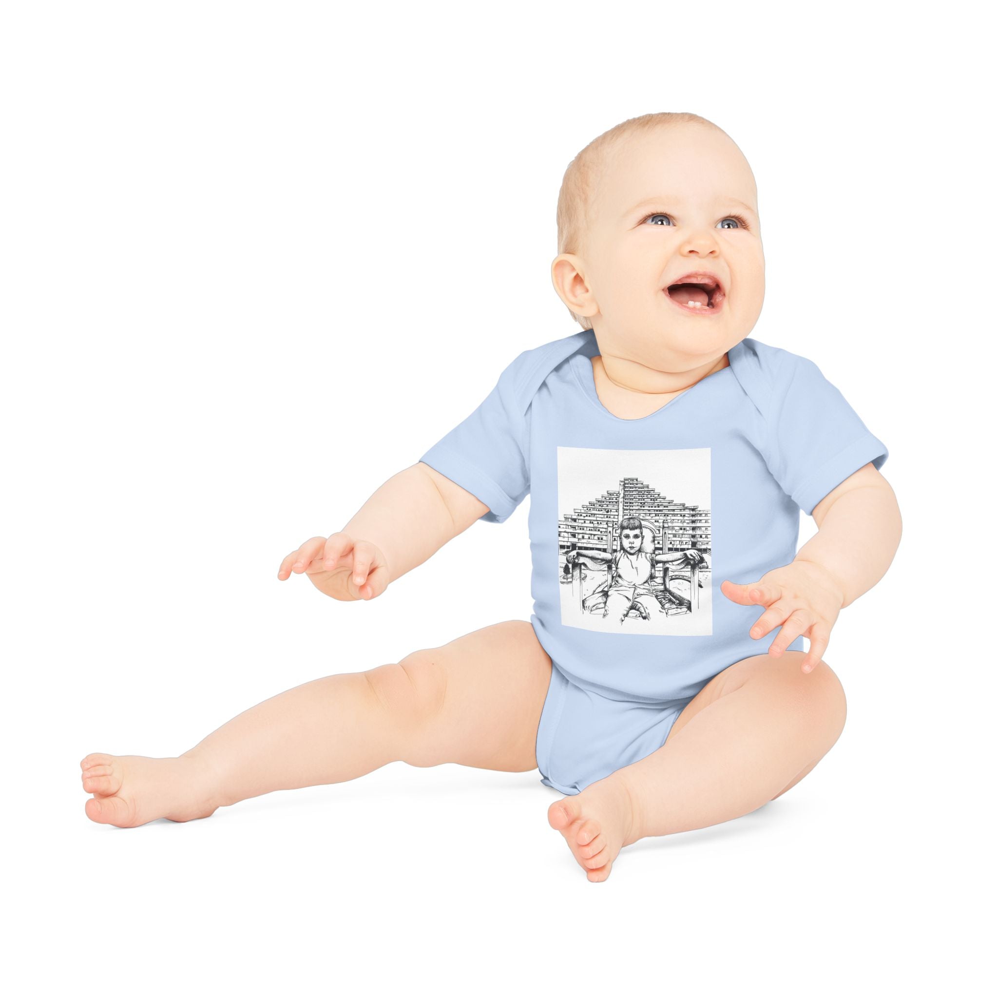 Baby Organic Bodysuit napoli - Cute Infant Outfit, Eco-Friendly Baby Gift, Newborn Clothes, Baby Shower Present, Soft Cotton Bodysuit