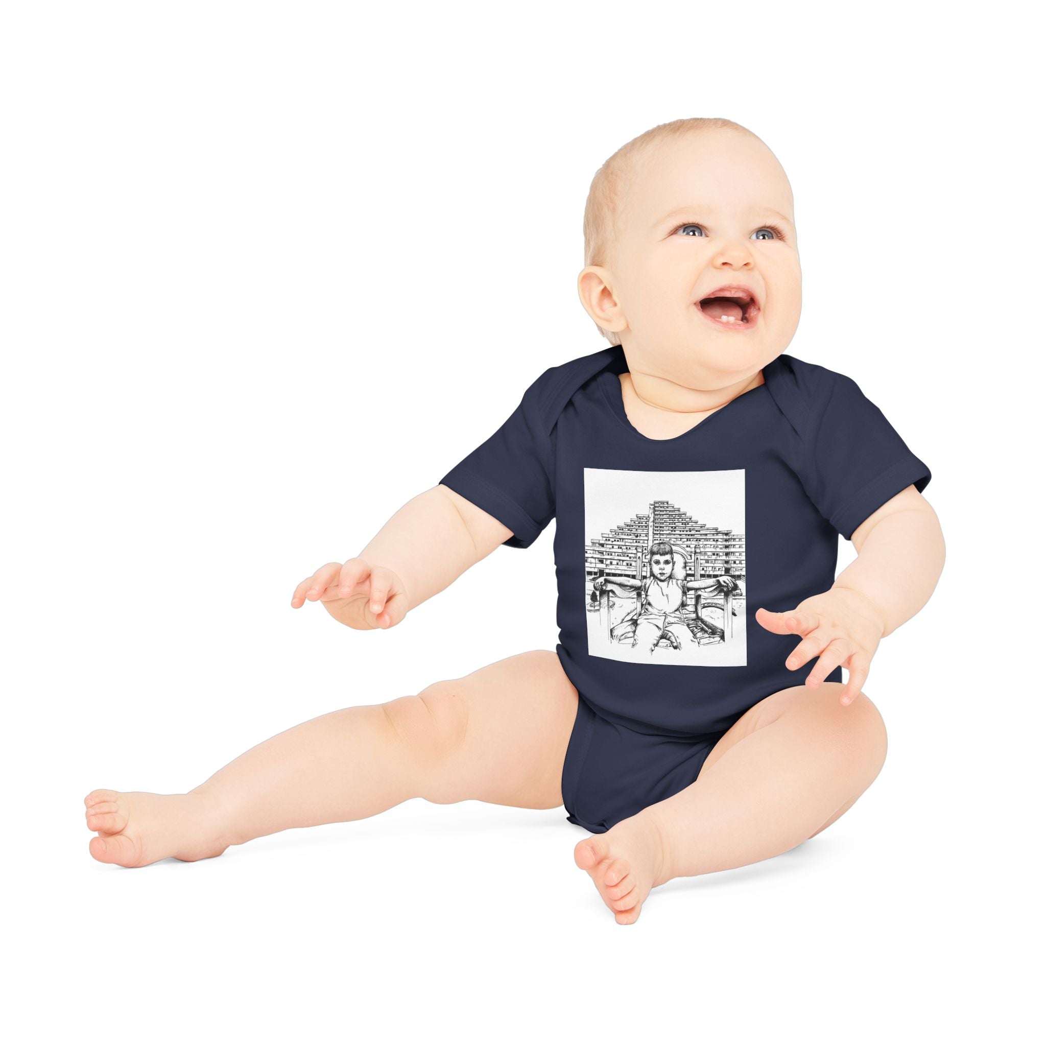 Baby Organic Bodysuit napoli - Cute Infant Outfit, Eco-Friendly Baby Gift, Newborn Clothes, Baby Shower Present, Soft Cotton Bodysuit