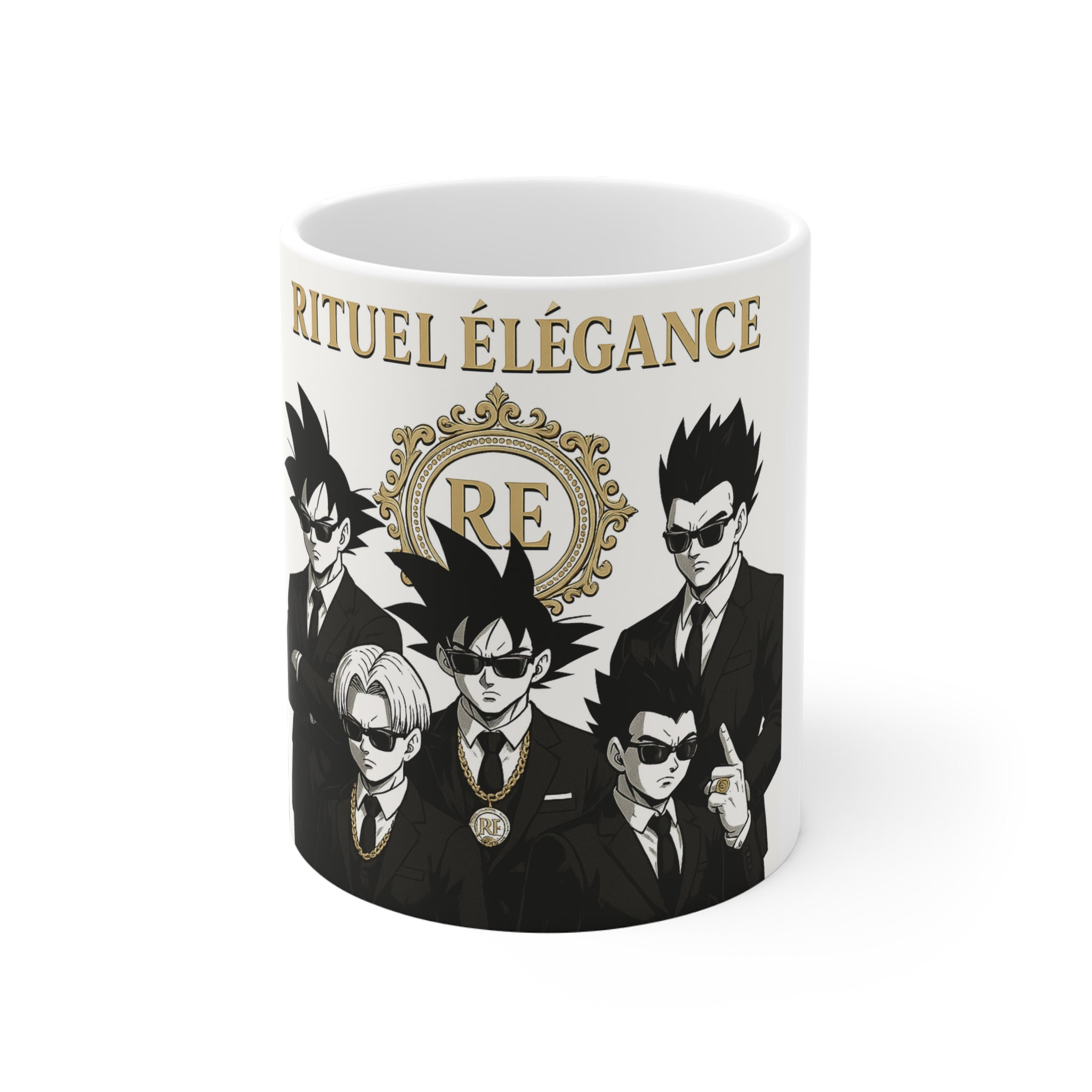 Elegant Dragon Ball Z Character Ceramic Mug - martinique rituel élégance