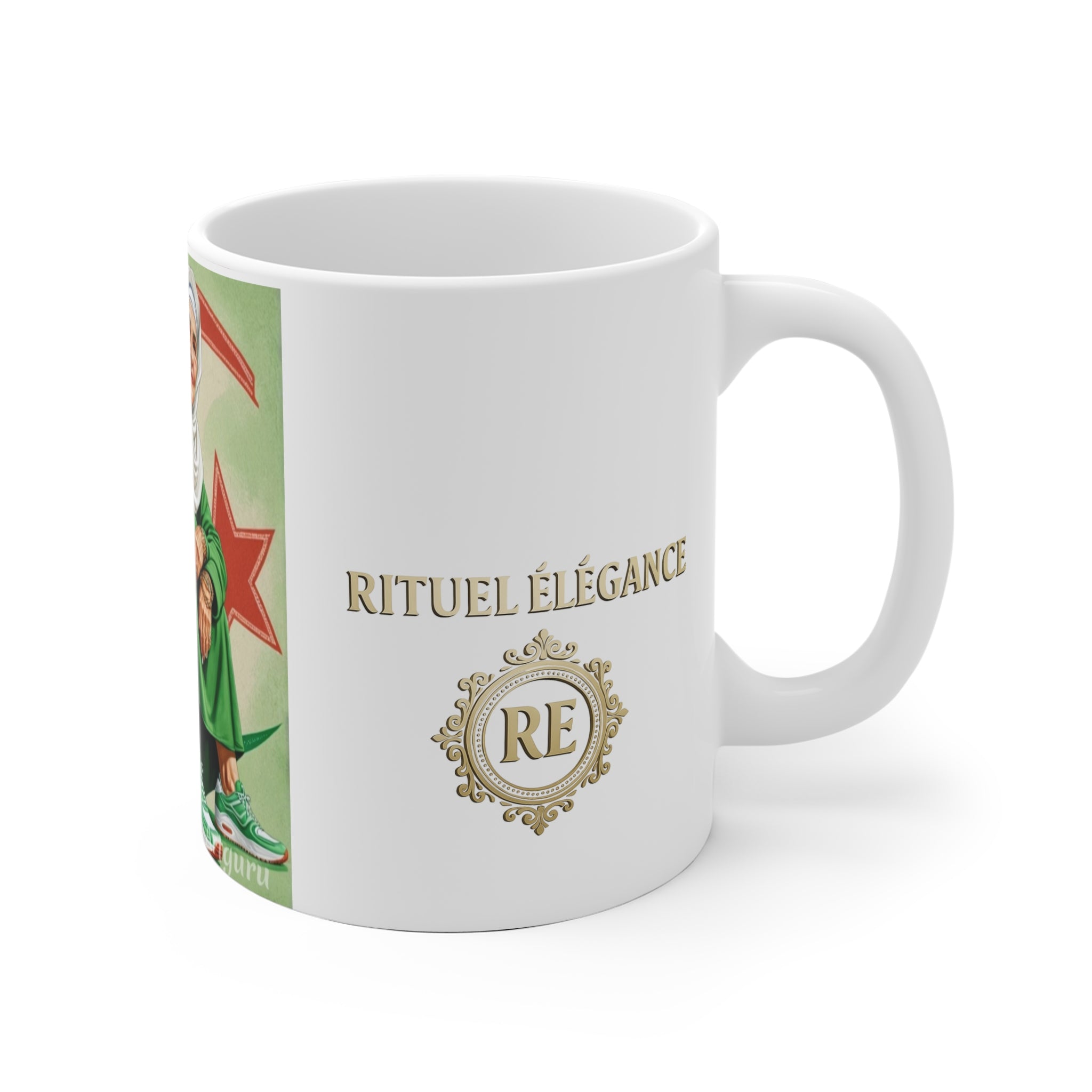 Algerian Heritage Ceramic Mug - Celebrate Culture, Unique Gift for Coffee Lovers, Great for Home Décor, Artful Tea Mug, Perfect for Gifts
