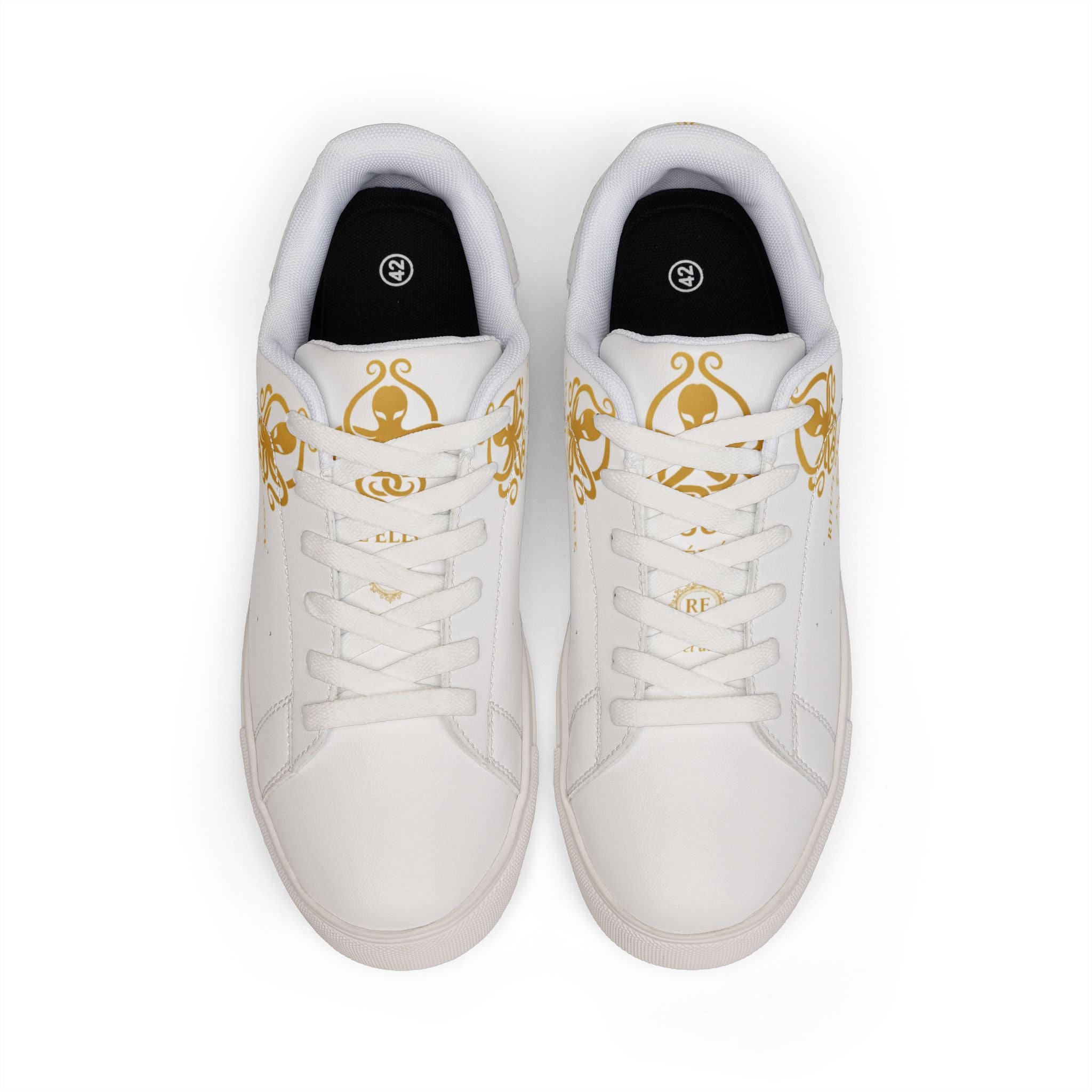 Rituel élégance Sneakers 2026 — Gold Ornamental 'Rituel Elegance' Design