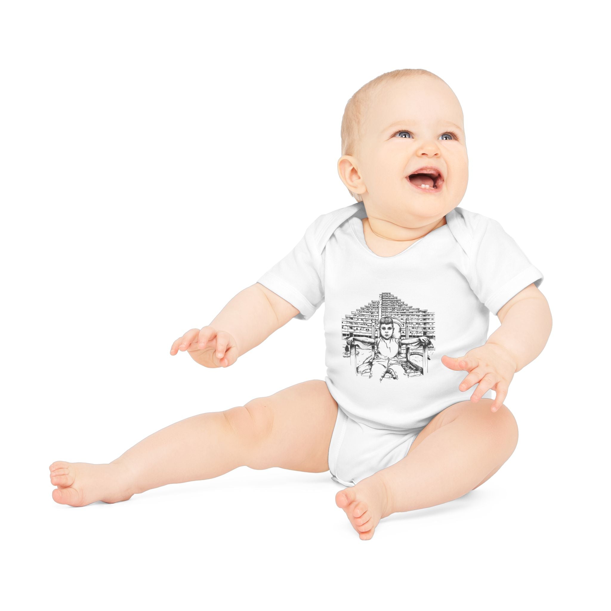 Baby Organic Bodysuit napoli - Cute Infant Outfit, Eco-Friendly Baby Gift, Newborn Clothes, Baby Shower Present, Soft Cotton Bodysuit