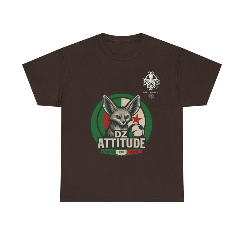 Rituel élégance T-Shirt — "DZ Attitude" Retro Military Badge Tee