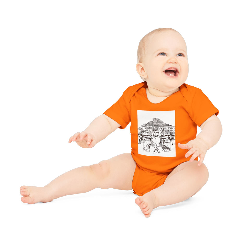 Baby Organic Bodysuit napoli - Cute Infant Outfit, Eco-Friendly Baby Gift, Newborn Clothes, Baby Shower Present, Soft Cotton Bodysuit