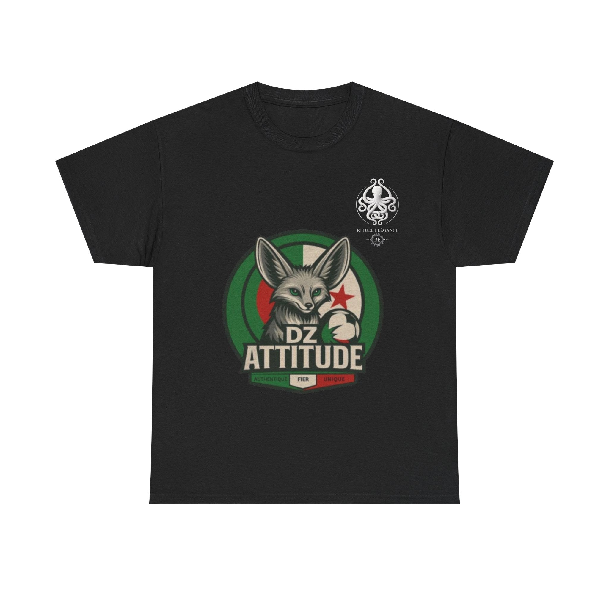 Rituel élégance T-Shirt — "DZ Attitude" Retro Military Badge Tee