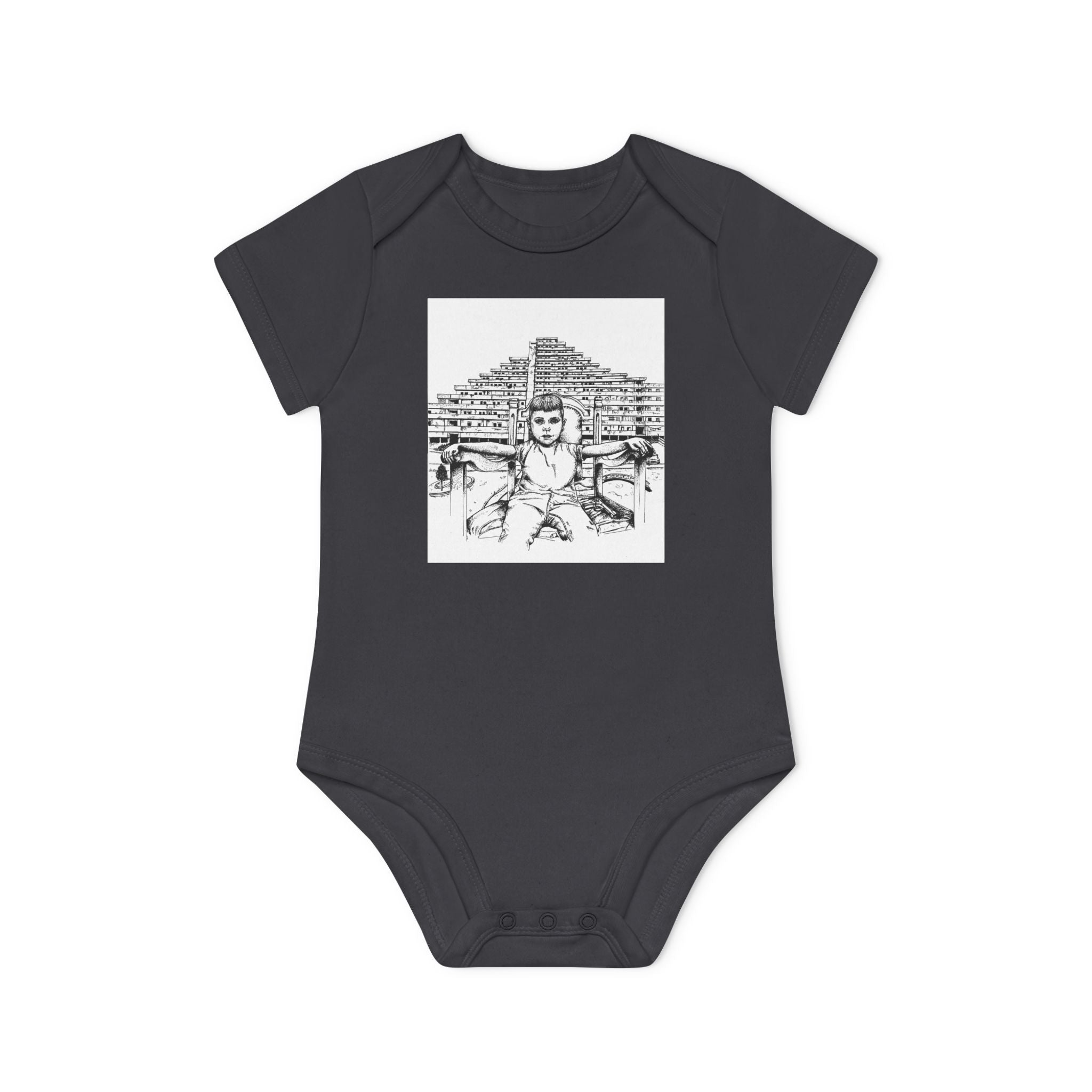 Baby Organic Bodysuit napoli - Cute Infant Outfit, Eco-Friendly Baby Gift, Newborn Clothes, Baby Shower Present, Soft Cotton Bodysuit