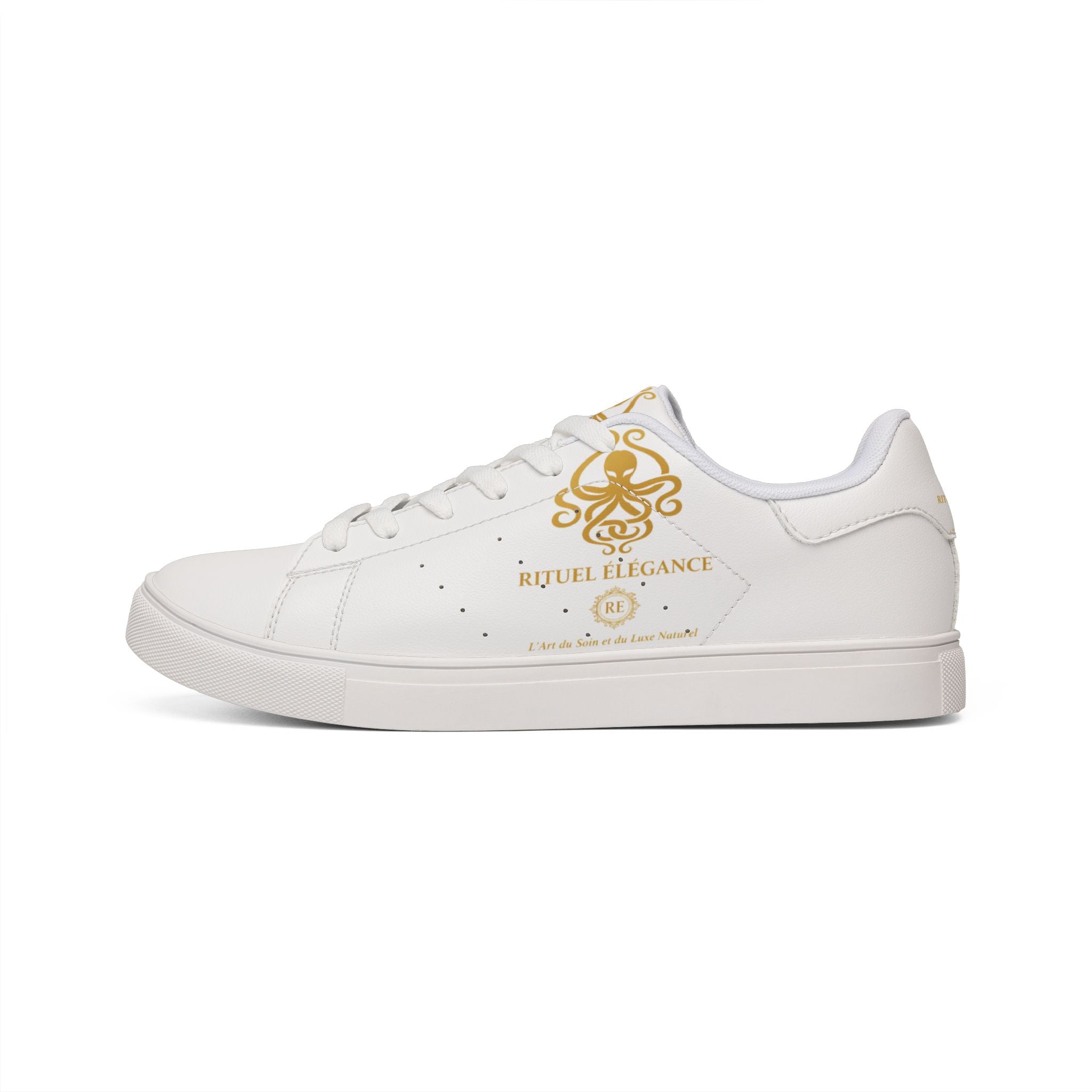 Rituel élégance Sneakers 2026 — Gold Ornamental 'Rituel Elegance' Design