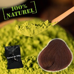 Coloration végétale Châtain clair cuivré 100g