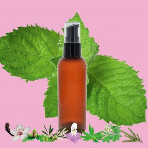 Huile de massage – Menthe poivrée & Fleurs de Bach