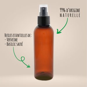 Spray coiffant – Brillance Verveine & Basilic sacré | Format 200ml | Lot de 20 | Rituel Élégance