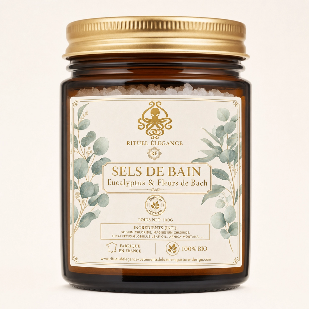 Sels de bain – Eucalyptus & Fleurs de Bach