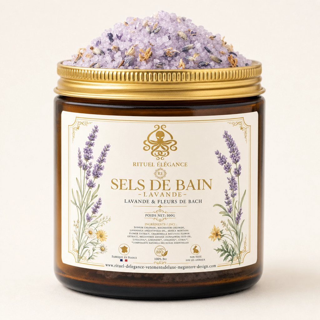 Sels de bain – Lavande & Fleurs de Bach