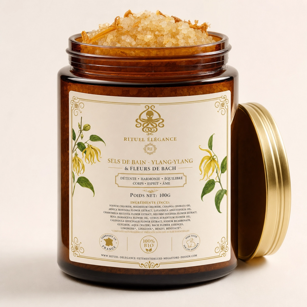 Sels de bain – Ylang-Ylang & Fleurs de Bach